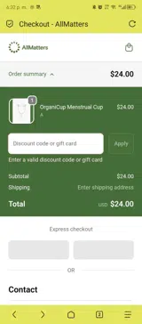SPRING20 coupon verification screenshot