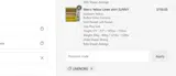 LINENORG coupon verification screenshot
