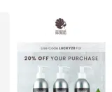 LUCKY20 coupon verification screenshot