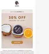 save30 coupon verification screenshot