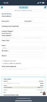 LESLIEANN25OFF coupon verification screenshot