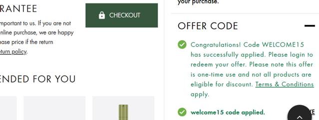 Origins checkout page showing Origins promo code box | Screenshot taken by SimplyCodes community member on Aug 14, 2025