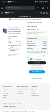 26FIRESTH coupon verification screenshot
