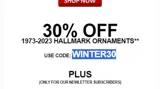 WINTER30 coupon verification screenshot