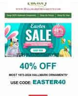 EASTER40 coupon verification screenshot