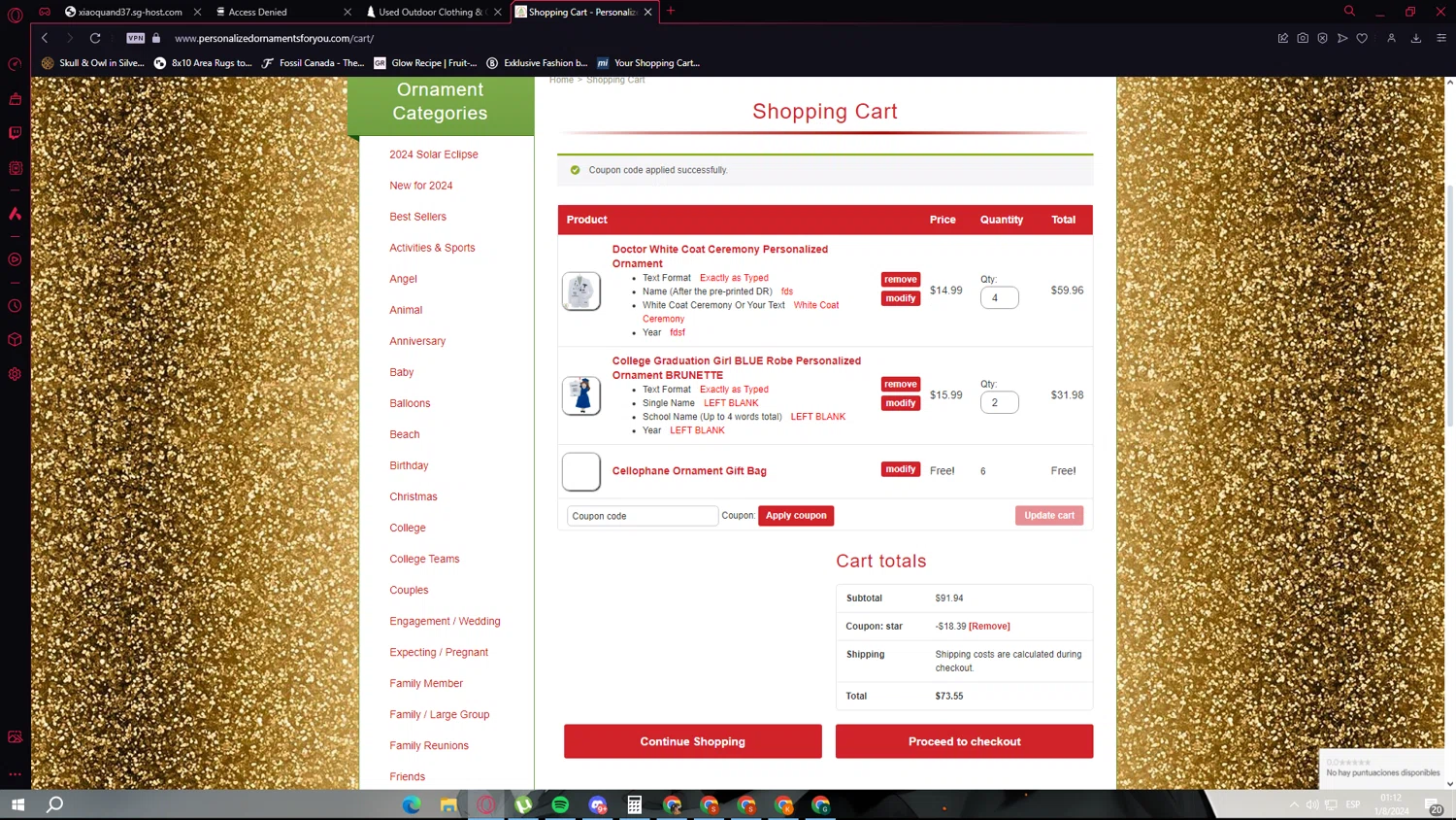 Personalized Ornaments For You Coupons 17 Off September 2024