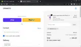 ORNARTO coupon verification screenshot