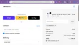 ORNARTO coupon verification screenshot