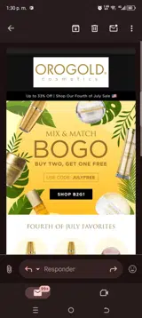 Julyfree coupon verification screenshot