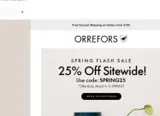 SPRING25 coupon verification screenshot