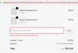 TAKE20 coupon verification screenshot