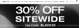 BLACK30 coupon verification screenshot