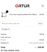 LAGI coupon verification screenshot