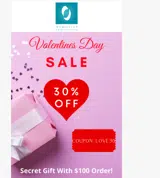 LOVE30 coupon verification screenshot