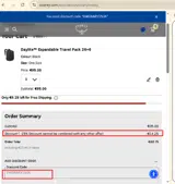 EMSDIARY15OE coupon verification screenshot