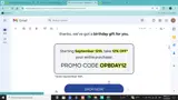 OPBDAY12 coupon verification screenshot