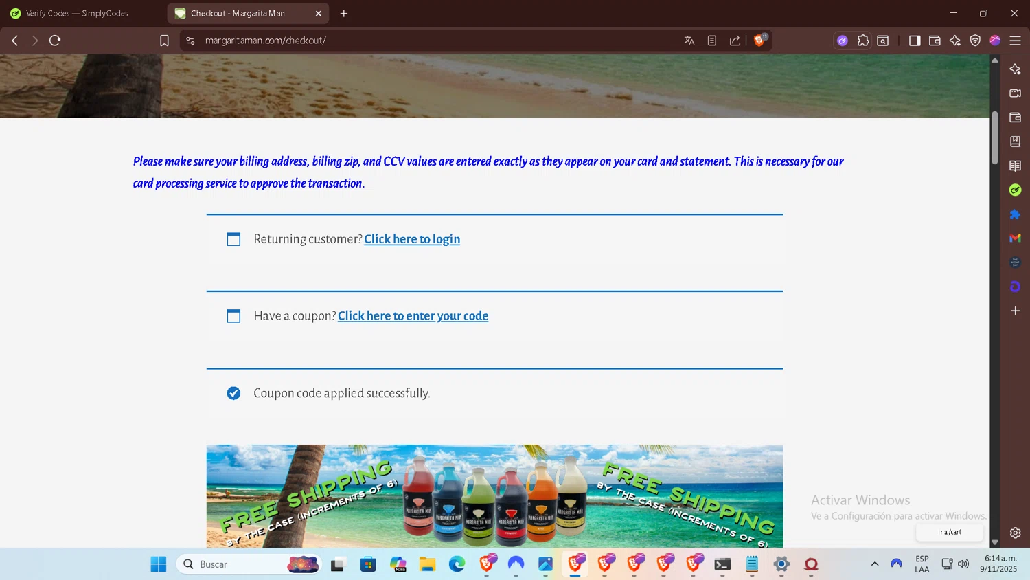 Ostroy discount code screenshot showing code VIP20 applied at Ostroy checkout page. Uploaded by SimplyCodes community member DiscountExpert556 on Nov 11, 2025