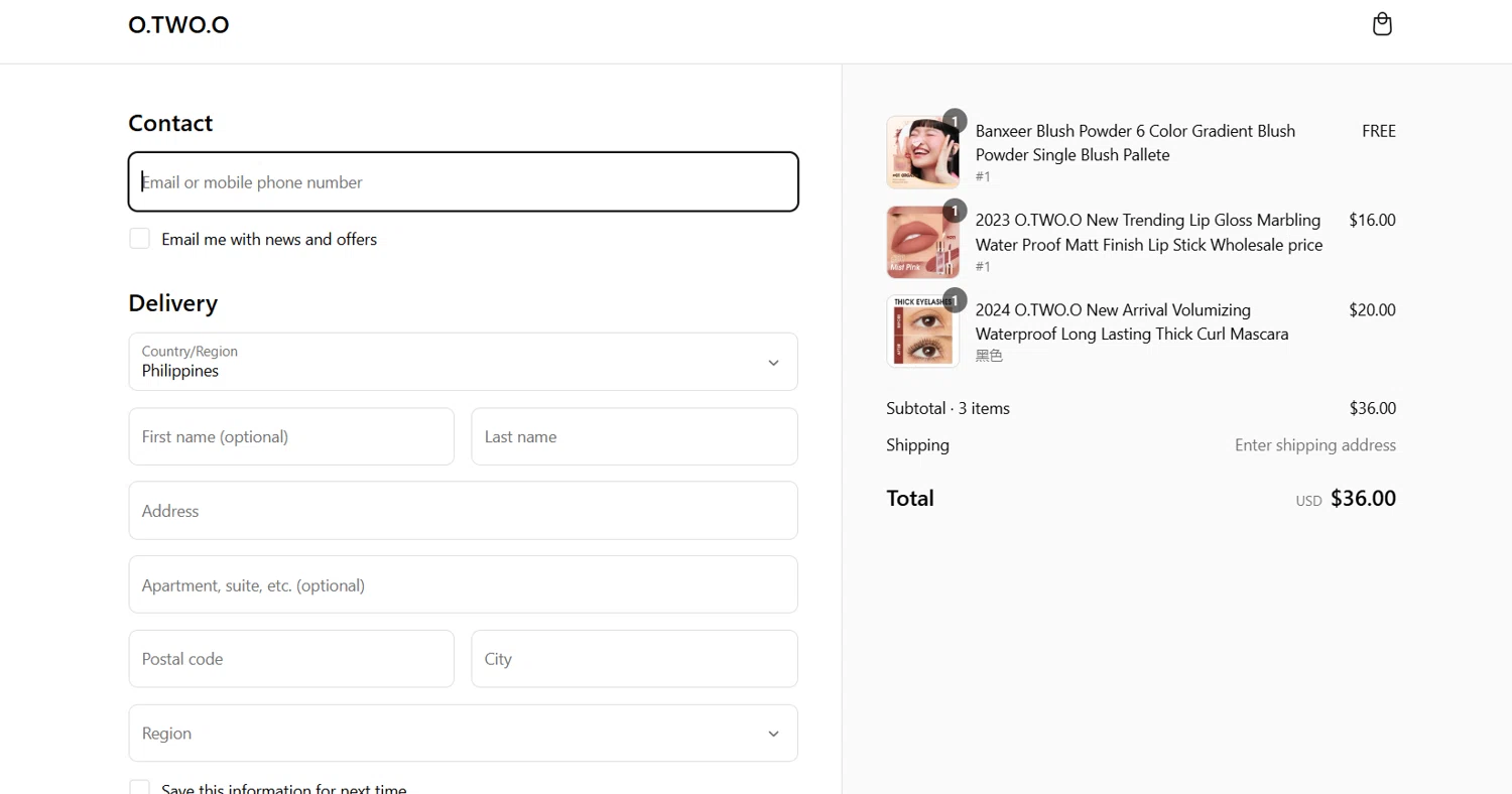 O.TWO.O promo code screenshot showing code 10OFF applied at O.TWO.O checkout page. Uploaded by SimplyCodes community member Lioniel on Mar 12, 2025