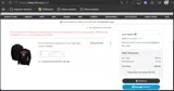 Ottawa Senators Shop coupon verification screenshot