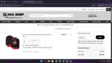 Ottawa Senators Shop coupon verification screenshot