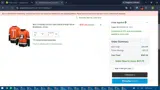 Ottawa Senators Shop coupon verification screenshot