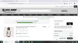 Ottawa Senators Shop coupon verification screenshot