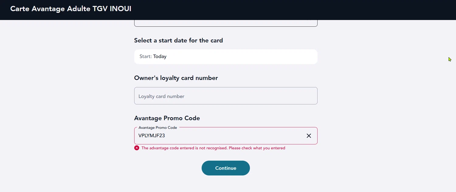 SNCF Connect promo code screenshot showing code VPLYMJF23 applied at SNCF Connect checkout page. Uploaded by SimplyCodes community member Lioniel on Feb 27, 2025