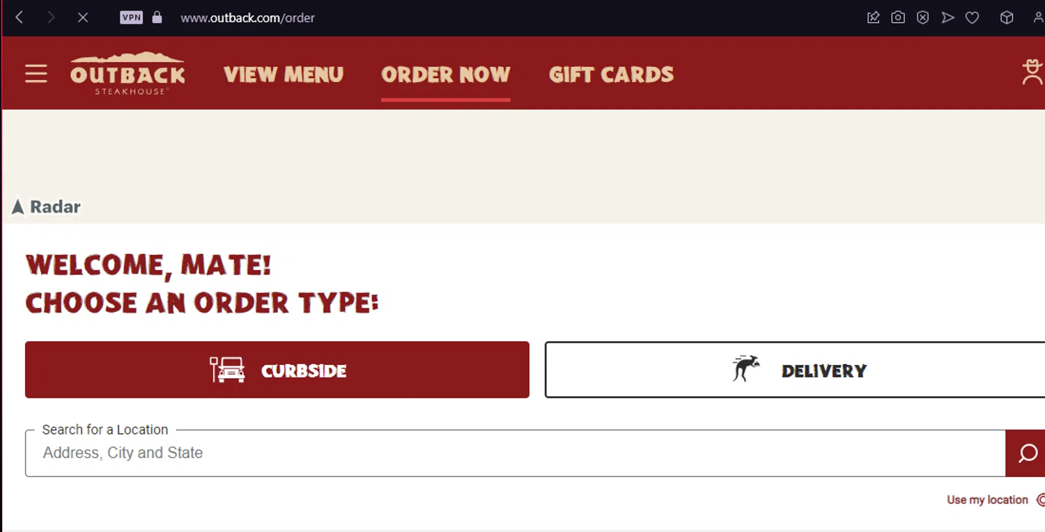 Outback promo code hotsell