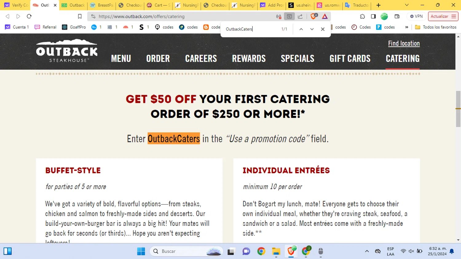 Outback Steakhouse Promo Codes 50 Off February 2024