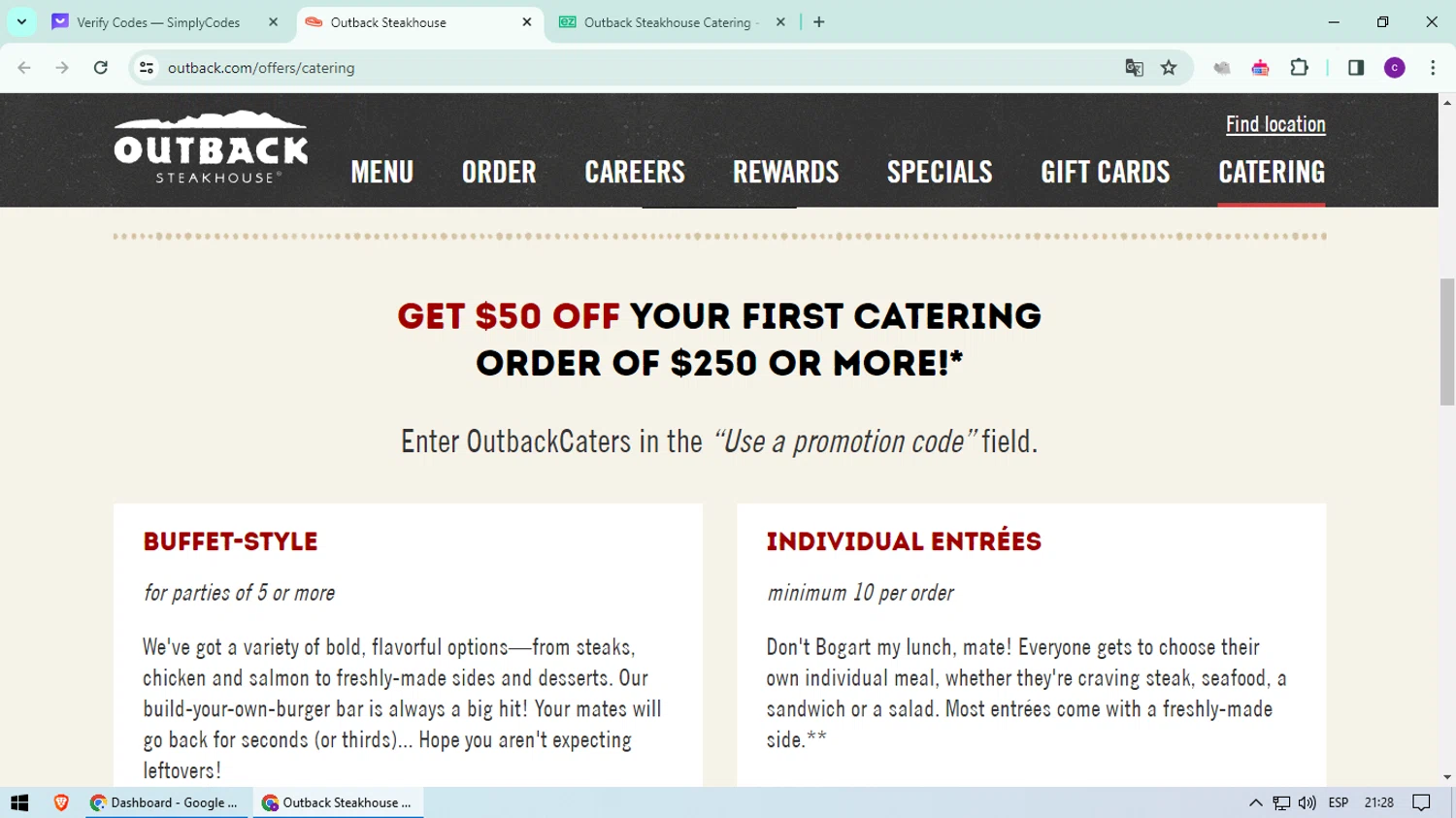 Outback Steakhouse Coupons 10 Off January 2025