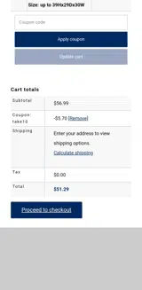 TAKE10 coupon verification screenshot