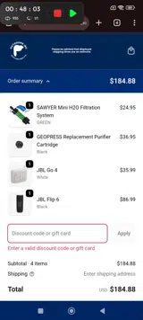 BEAVERPRIME coupon verification screenshot