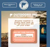 SWEATERWEATHER coupon verification screenshot