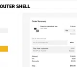 Outer Shell coupon verification screenshot