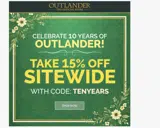 TENYEARS coupon verification screenshot