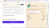 BERTINI coupon verification screenshot