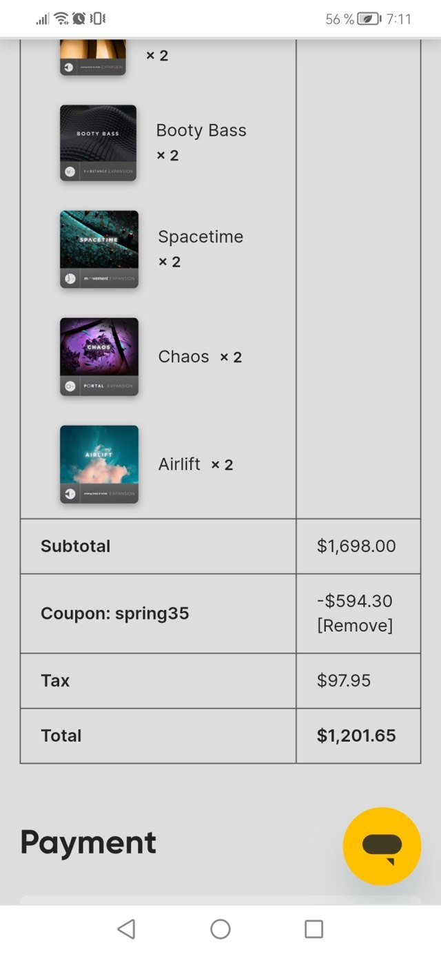 Output checkout page showing Output promo code box | Screenshot taken by SimplyCodes community member on Jun 5, 2023