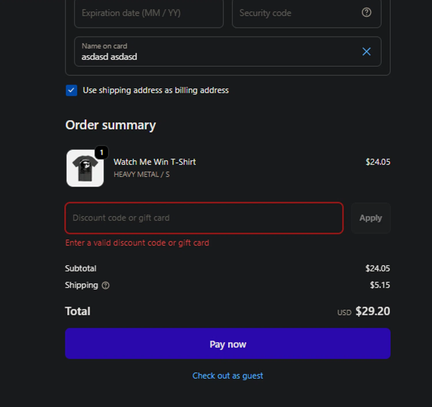 Outrank Brand discount code screenshot showing code DEVINTAGE applied at Outrank Brand checkout page. Uploaded by SimplyCodes community member PedroNavaja on Nov 30, 2025