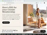 Outsite coupon verification screenshot