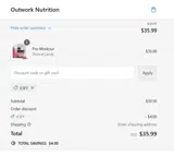 JOEY coupon verification screenshot