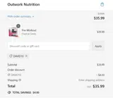 DAVID10 coupon verification screenshot