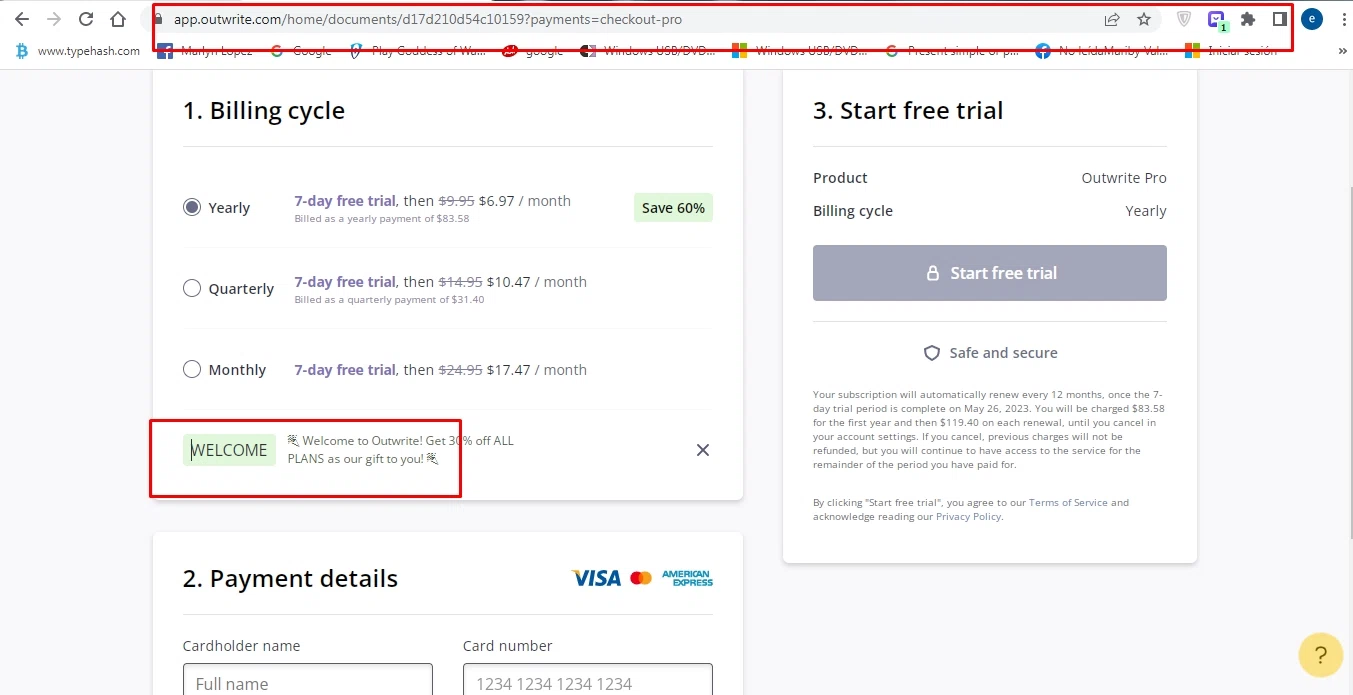 where to use Packback promo code box