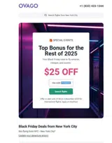 OVAGO25 coupon verification screenshot