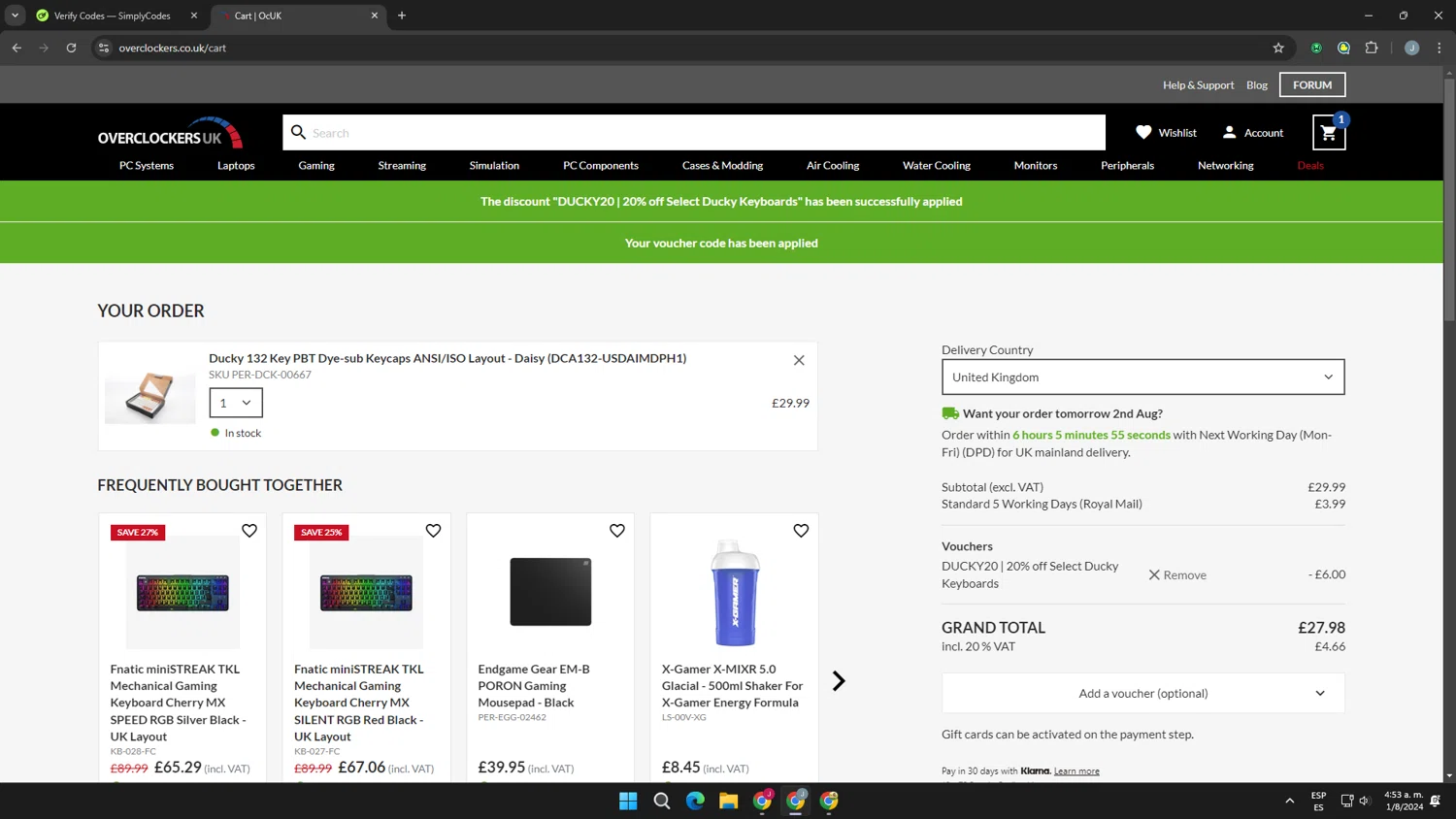 how to use Overclockers UK coupons