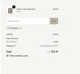 MINNIE10 coupon verification screenshot