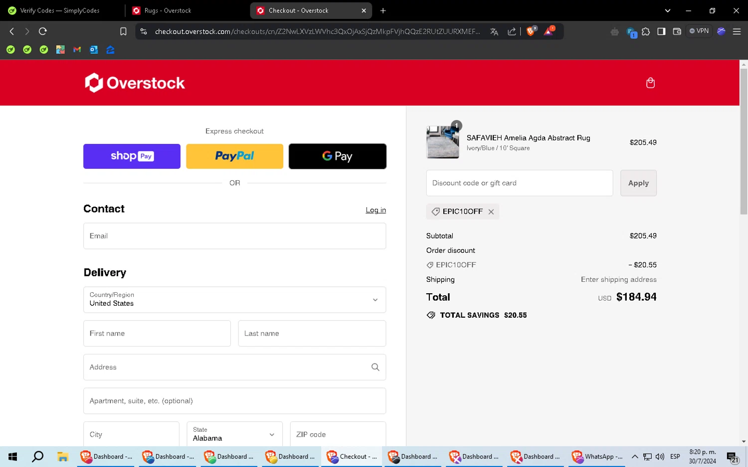 Overstock Coupons 15 Off Promo Codes in August 2024 SimplyCodes