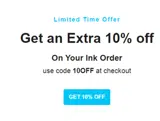 10off coupon verification screenshot