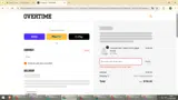 Overtime Shop coupon verification screenshot