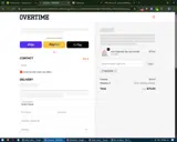 Overtime Shop coupon verification screenshot