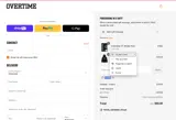 Overtime Shop coupon verification screenshot